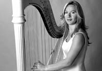 Bertina Mitchell and the Harp