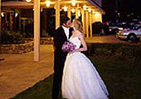 Bride and Groom at Flamingo Resort